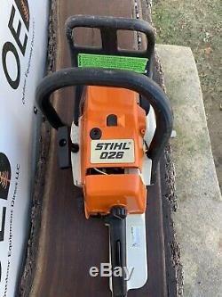 Stihl 026 Chainsaw 1 OWNER SAW 18 Bar & New Chain STRONG RUNNER SHIPS FAST