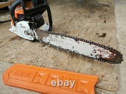 Stihl 026 Chainsaw RUNS GREAT! 18 inch bar and chain look! MS260 Chain Saw