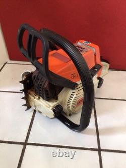 Stihl 026 Chainsaw Red Lever Power Head Only Runs Great 185 Psi Compression