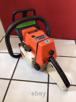 Stihl 026 Chainsaw Red Lever Power Head Only Runs Great 185 Psi Compression