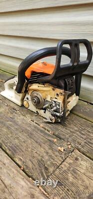 Stihl 026 Chainsaw for repair project or parts Has 165 compression and spark OEM