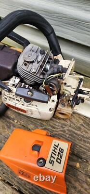 Stihl 026 Chainsaw for repair project or parts Has 165 compression and spark OEM