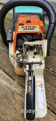 Stihl 026 Chainsaw for repair project or parts Has 165 compression and spark OEM
