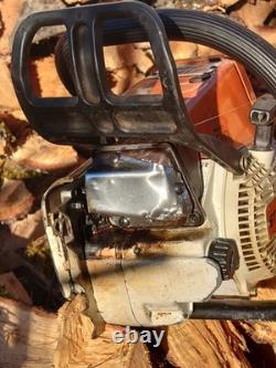 Stihl 026 RED LEVER chainsaw Muffler Modded Runs Strong! Adjustable oiler Stihl 026 RED LEVER chainsaw Muffler Modded Runs Strong! Adjustable oiler