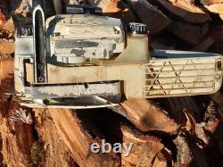 Stihl 026 RED LEVER chainsaw Muffler Modded Runs Strong! Adjustable oiler Stihl 026 RED LEVER chainsaw Muffler Modded Runs Strong! Adjustable oiler