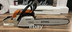 Stihl 028AV Super wood boss 028 rare side chain tension adjustment Nice chainsaw