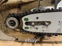 Stihl 028AV Super wood boss 028 rare side chain tension adjustment Nice chainsaw