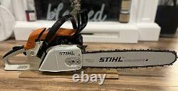 Stihl 028AV Super wood boss 028 rare side chain tension adjustment Nice chainsaw