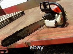 Stihl 028 AV Wood Boss Chainsaw 16 Bar & Chain Saw Logging Timber Firewood Gas