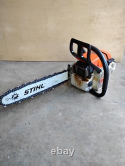 Stihl 028 AV Wood Boss Chainsaw 16 Bar & Chain Saw With Case