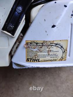 Stihl 028 AV Wood Boss Chainsaw 16 Bar & Chain Saw With Case
