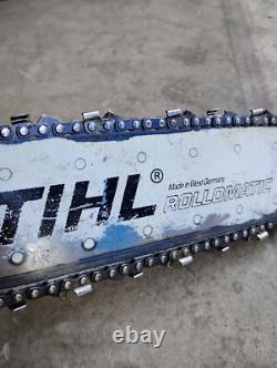 Stihl 028 AV Wood Boss Chainsaw 16 Bar & Chain Saw With Case