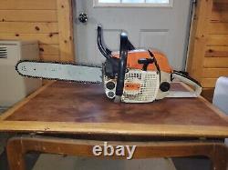 Stihl 028 AV Wood Boss Chainsaw With 16 Bar And Chain Runs Good Used Chainsaw