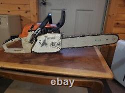 Stihl 028 AV Wood Boss Chainsaw With 16 Bar And Chain Runs Good Used Chainsaw