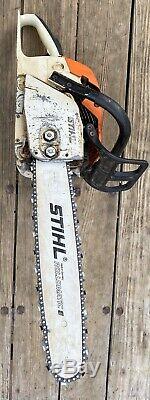 Stihl 028 Super AV Chainsaw, 16 Bar, Sharp Chain See Video of Saw in Action