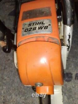 Stihl 028 Wb Chainsaw 4 Repair Good Engine Needs Repairing Please Read Add