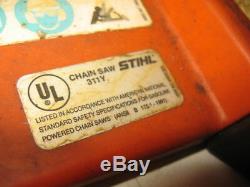 Stihl 029 Chainsaw Chain Saw Vintage OEM Runs really good. Ms290