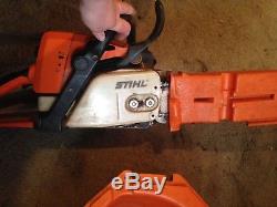 Stihl 029 chainsaw with case and saw tool