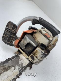 Stihl 031AV 031av Chainsaw Bar & Chain RUNS ON STARTING FLUID! FREE SHIPPING