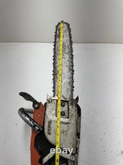 Stihl 031AV 031av Chainsaw Bar & Chain RUNS ON STARTING FLUID! FREE SHIPPING