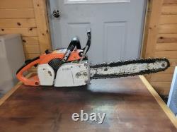 Stihl 032 AV Chainsaw With 16 Bar And Chain Runs Used Chainsaw