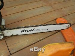 Stihl 036Pro Professional Chainsaw 20 Bar with Case Amazing Condition scabbard
