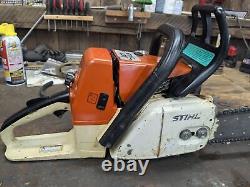 Stihl 036 OEM Red Lever Chainsaw Professionally Serviced Runs A1 Great Shape Saw