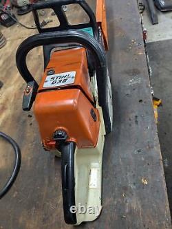 Stihl 036 OEM Red Lever Chainsaw Professionally Serviced Runs A1 Great Shape Saw