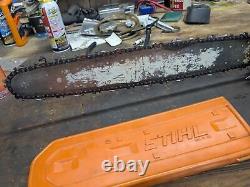 Stihl 036 OEM Red Lever Chainsaw Professionally Serviced Runs A1 Great Shape Saw
