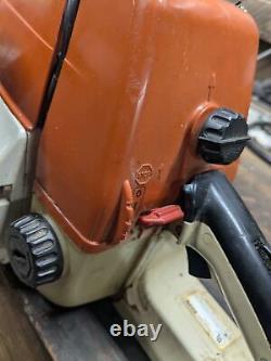 Stihl 036 OEM Red Lever Chainsaw Professionally Serviced Runs A1 Great Shape Saw