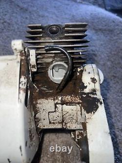 Stihl 038 AV Chainsaw Crank Case Piston Cylinder 145PSI Comp