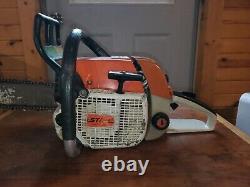 Stihl 038 AV Magnum Chainsaw With 18 Bar And Chain Runs Good Used Chainsaw
