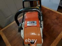 Stihl 038 AV Magnum Chainsaw With 18 Bar And Chain Runs Good Used Chainsaw