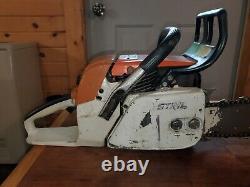 Stihl 038 AV Magnum Chainsaw With 18 Bar And Chain Runs Good Used Chainsaw