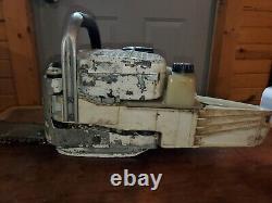 Stihl 038 AV Magnum Chainsaw With 18 Bar And Chain Runs Good Used Chainsaw