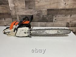 Stihl 038 AV Super Chainsaw With 20 Bar Runs Great Awesome Fire Wood Saw