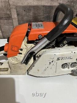 Stihl 038 AV Super Chainsaw With 20 Bar Runs Great Awesome Fire Wood Saw
