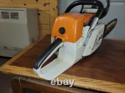 Stihl 038 AV Super Chainsaw With 216 Bar And Chain Run Good Used Chainsaw