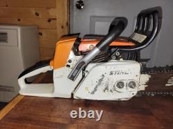 Stihl 038 AV Super Chainsaw With 216 Bar And Chain Run Good Used Chainsaw