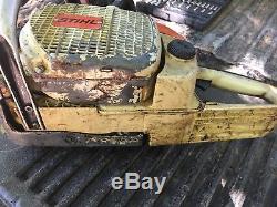 Stihl 038 AV Super Electronic Low Compression. Parts Or Repair. CHAINSAW