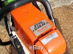 Stihl 038 Magnum chainsaw, 161 psi, nice running collector saw for Christmas