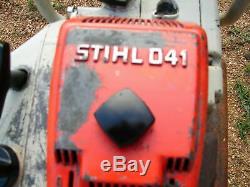 Stihl 041G Chainsaw, Very Rare, Collectors Saw, 171 PSI Compression For Parts