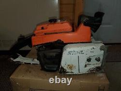 Stihl 041 AV Chainsaw Power Head Only Runs Good used chainsaw