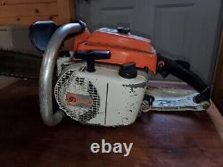 Stihl 041 AV Chainsaw With 20 Bar And Chain Runs Good Used Chainsaw