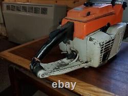 Stihl 041 AV Chainsaw With 20 Bar And Chain Runs Good Used Chainsaw