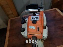 Stihl 041 AV Chainsaw With 20 Bar And Chain Runs Good Used Chainsaw