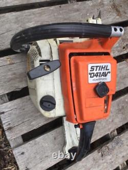 Stihl 041 AV Electronic Chainsaw With new 20 Bar And Chain FREE SHIPPING