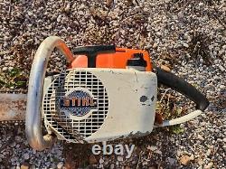 Stihl 041 Farm Boss Chainsaw With Bar & Chain Runs Cuts Good Vintage Used
