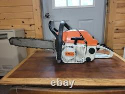 Stihl 042 AV Chainsaw With 16 Bar And Chain Runs Used Chainsaw