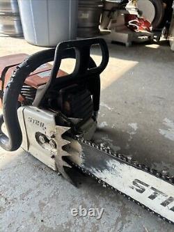 Stihl 044 Chainsaw 25 Bar/Chain Powerhead Running Saw Runs Strong Chain Saw